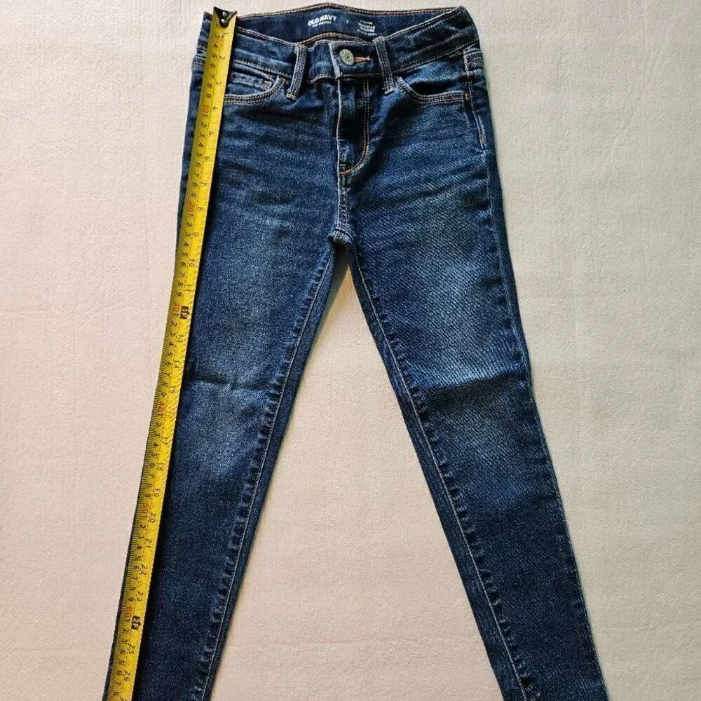 old navy girl jeans high-rise joggings size 7